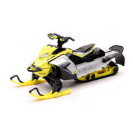 NewRay Toy 1:20 Scale Mini Die Cast MXZ X - RS Snowmobile Yellow - AT TEN Distribution