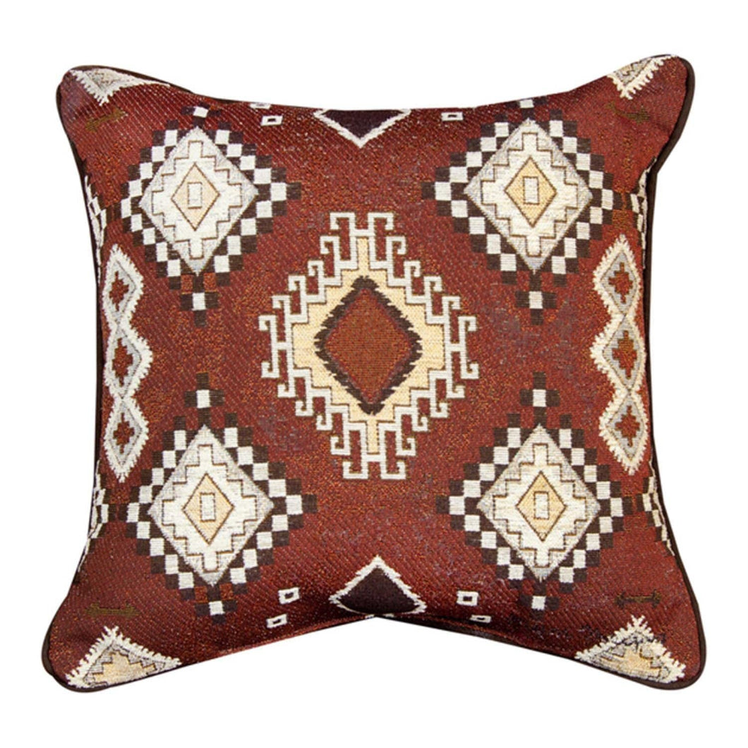 Non - Embellished Native Design Poly Fiber Pillow with Multi Finish TLNEB - AT TEN Distribution