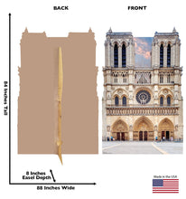 Load image into Gallery viewer, Notre Dame Backdrop Cardboard Cutout 2684 - AT TEN Distribution
