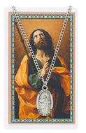 Oval St. James the Greater Medal with Prayer Card - AT TEN Distribution