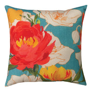Peony And Poppies Climaweave Pillow 18