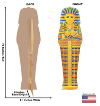 Load image into Gallery viewer, Pharaoh Sarcophagus Mummy Life - size Cardboard Cutout - AT TEN Distribution
