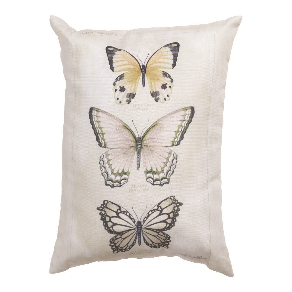 Pillow - Cottage Ferns/Butterflies - Indoor/Outdoor (18