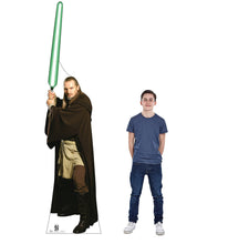 Load image into Gallery viewer, Qui - Gon Jinn™ Life - Size Cardboard Cutout - AT TEN Distribution
