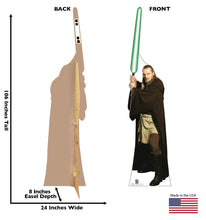 Load image into Gallery viewer, Qui - Gon Jinn™ Life - Size Cardboard Cutout - AT TEN Distribution
