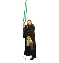 Load image into Gallery viewer, Qui - Gon Jinn™ Life - Size Cardboard Cutout - AT TEN Distribution
