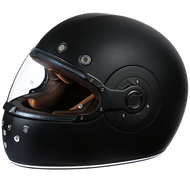 D.O.T. DAYTONA RETRO- DULL BLACK W/ DULL BLACK ACCENTS- L