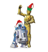 Load image into Gallery viewer, R2 - D2 and C - 3PO Holiday Outdoor Cutout Standee - AT TEN Distribution
