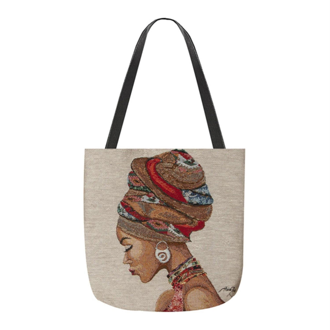 Radiant Queen Cotton Tote Bag With Multi Finish OTRDQ - AT TEN Distribution