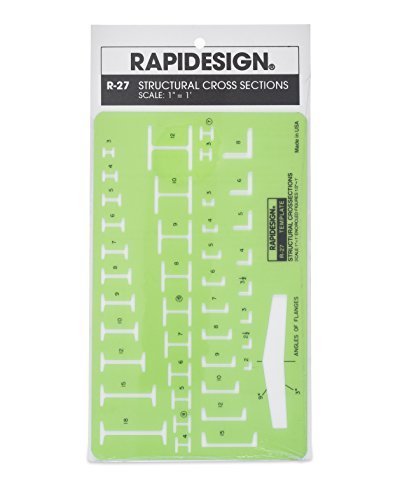 Rapidesign Structural Cross - Section Template, 1 Each (R27) - AT TEN Distribution