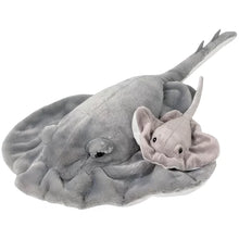 Load image into Gallery viewer, Rhode Island Novelty Adventure Planet Birth of Life Stingray with Baby Plush Toy 22&quot; Long - AT TEN Distribution
