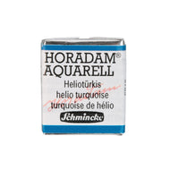 Schmincke - HORADAM® AQUARELL - Finest Artists' Watercolor Paints, 475 Helioturquoise, 14 475 044, 1/2 pan - AT TEN Distribution