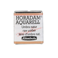 Schmincke - HORADAM® AQUARELL - finest artists' watercolor paints, 667 Raw umber, 14 667 044, 1/2 pan - AT TEN Distribution