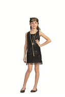 Sequin Black Flapper Girl Smal - AT TEN Distribution