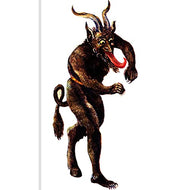 SP12119 Krampus Christmas Demon Cardboard Cutout Standup - AT TEN Distribution