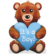 SP12132 It's a Boy Teddy Bear Baby Shower Cardboard Cutout - AT TEN Distribution
