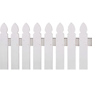 SP12144 White Picket Fence 45x23 inches Cardboard Cutout Standee Standup - AT TEN Distribution