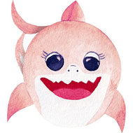 SP12475 Pink Baby Shark Painted Cartoon Cardboard Cutout Standee Standup - AT TEN Distribution