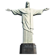 SP12537 Christ The Redeemer Statue Rio de Janeiro Brazil Cardboard Cutout Standee Standup - AT TEN Distribution
