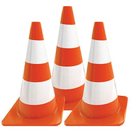 SP12551 Construction Cone 3 Pack Cardboard Cutout Standee Standup - AT TEN Distribution