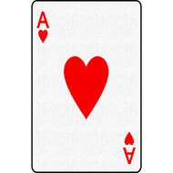 SP12589 Ace of Hearts Card Playing Cards Cardboard Cutout Standee Standup - AT TEN Distribution