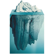 SP12595 Big Iceberg in Arctic Ocean Cardboard Cutout Standee Standup - AT TEN Distribution