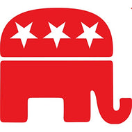 SP12620 Republican Elephant Cardboard Cutout Standee Standup - AT TEN Distribution