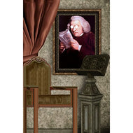 SP12639 Portrait Peephole to Spy On Meddling Mystery Kids Spooky Prop - AT TEN Distribution