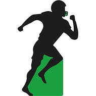 SP12663 Wide Receiver Running Silhouette Cardboard Cutout Standee Standup - AT TEN Distribution