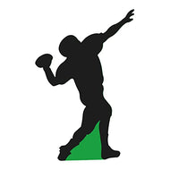 SP12666 Quarterback Football Silhouette Cardboard Cutout Standee Standup - AT TEN Distribution
