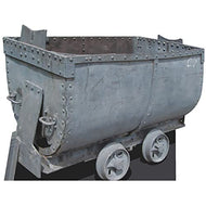 SP12721 Mine Cart Trolley Wagon Train Attachment Coal Gold Ore Western Cardboard Cutout Standee Standup - AT TEN Distribution