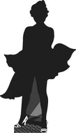 SP12881 Itch for 7 Years Skirt Dress Blowing Grate Wind Silhouette Cardboard Cutout Standee Standup - AT TEN Distribution