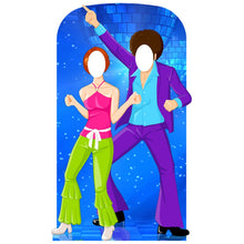 Load image into Gallery viewer, SS11047 Disco Couple Dancing Stand in Cardboard Cutout Standee Standup - AT TEN Distribution
