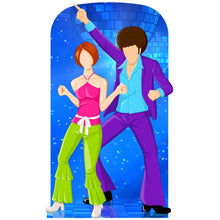 Load image into Gallery viewer, SS11047 Disco Couple Dancing Stand in Cardboard Cutout Standee Standup - AT TEN Distribution
