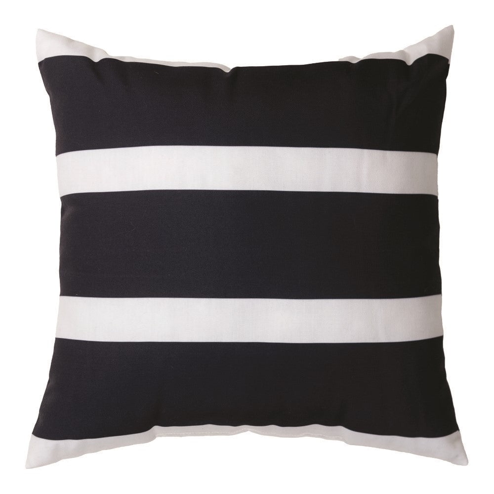 Stripe Black Climaweave Pillow 18 inch Indoor/Outdoor - AT TEN Distribution