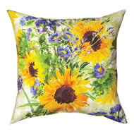Sunflower Bouquet Climaweave Pillow 18