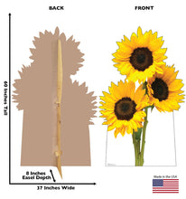Load image into Gallery viewer, Sunflowers Life - Size Cardboard Cutout - AT TEN Distribution
