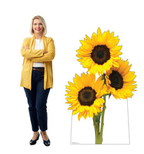 Load image into Gallery viewer, Sunflowers Life - Size Cardboard Cutout - AT TEN Distribution
