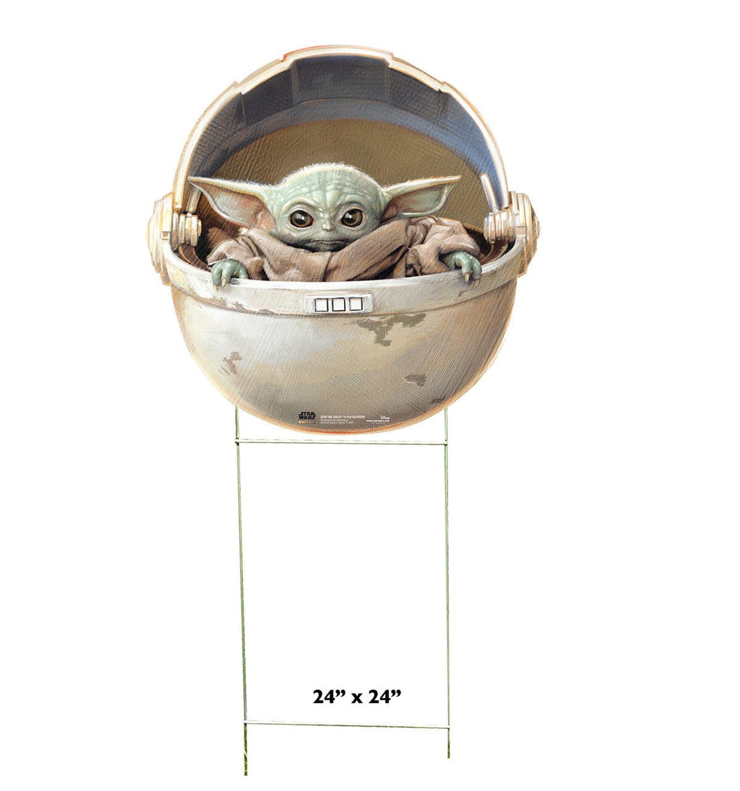 The CHILD in POD Outdoor Coroplast Cutout - AT TEN Distribution