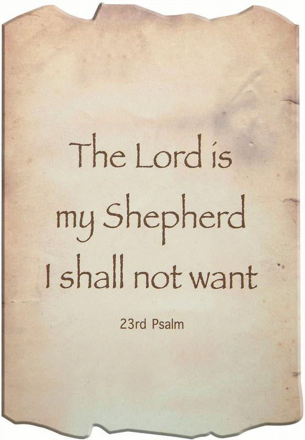 The Lord Is My Shepherd Word Sign S/2 - AT TEN Distribution