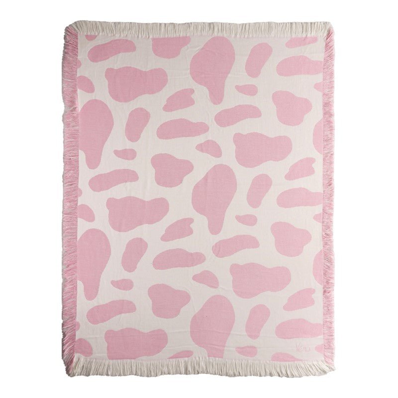 Throw Blanket Cowgirl Club Rayon Throw 50x60 - AT TEN Distribution