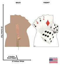 Load image into Gallery viewer, Vegas Cards and Dice - Cardboard Cutout 1845 - AT TEN Distribution
