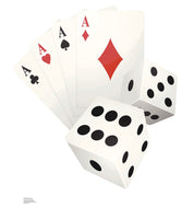 Vegas Cards and Dice - Cardboard Cutout 1845 - AT TEN Distribution