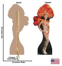 Load image into Gallery viewer, Vegas Show Girl - Cardboard Cutout 1840 - AT TEN Distribution
