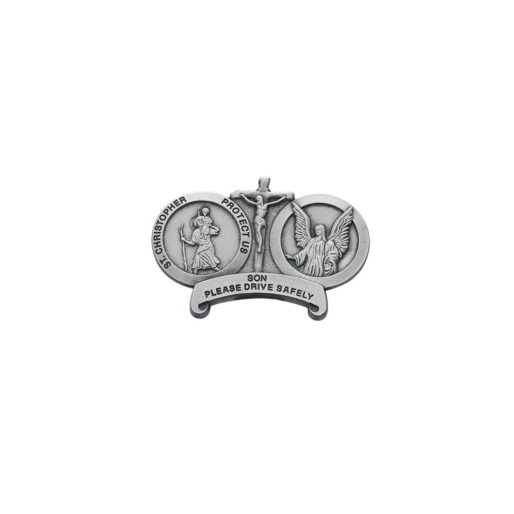 Visor clip Saint Chris and Angel - AT TEN Distribution