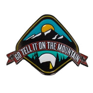 Walking Stick Medallion - Go Tell It On The Mountain - 1.37