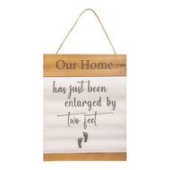 Wall Art - Canvas - Our Home Has Just Been Enlarged By Two Feet (11.75