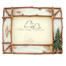 Load image into Gallery viewer, WD Rustic Twig &amp; Birch w/Pine Tree Photo Frame 6x4, Horizontal - AT TEN Distribution
