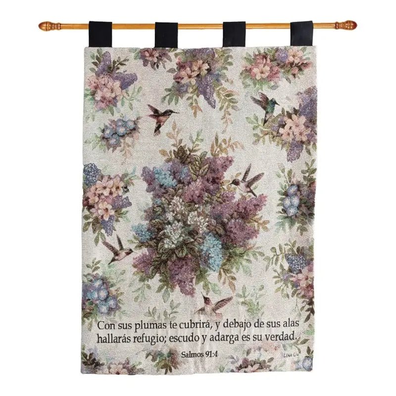 Whisper Wings Spanish Angel Tapestry Wall Hanging | 26x36 - AT TEN Distribution