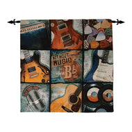 Without Music Life Would B Flat Wall Hanging With Multi Finish HWWMLF - AT TEN Distribution